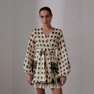 JUAN DE DIOS Tertulia Linen Mini Dress